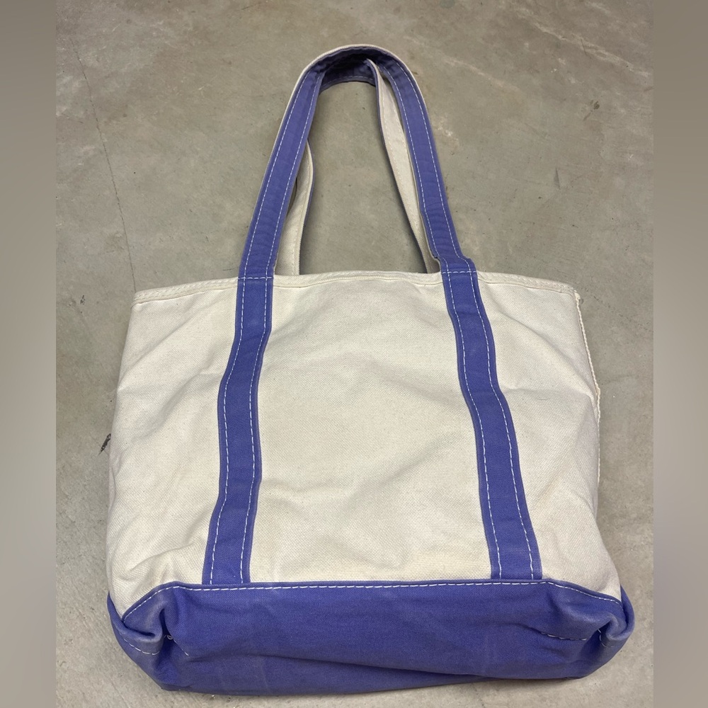 Vintage L.L. Bean Mini Boat And Tote Canvas Tote Bag